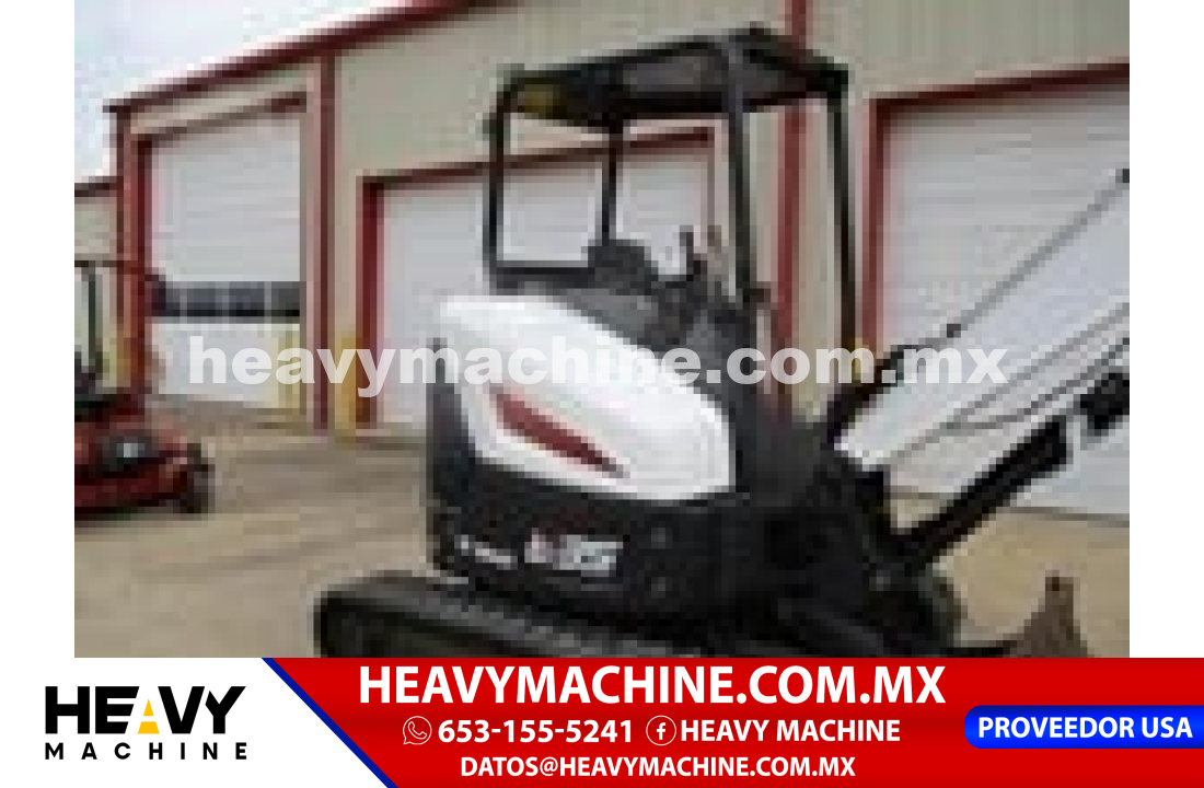 Maquinaria Pesada Mini Excavadora 2019 BOBCAT E35I