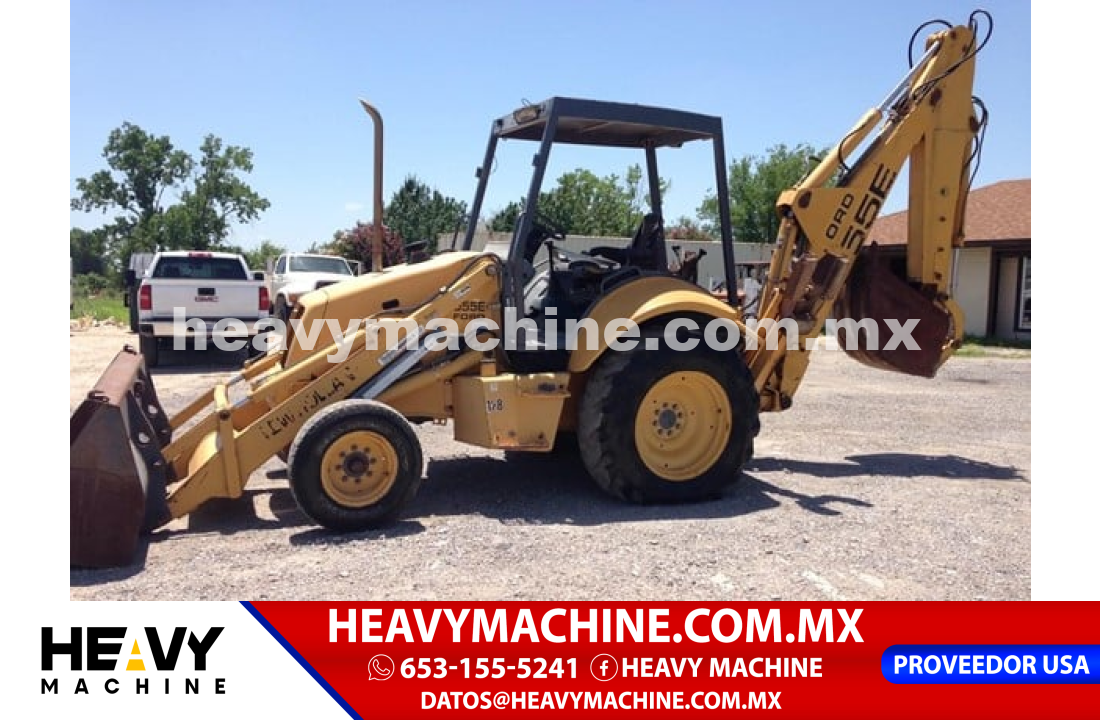 Maquinaria Pesada Retroexcavadora 2001 NEW HOLLAND 555E